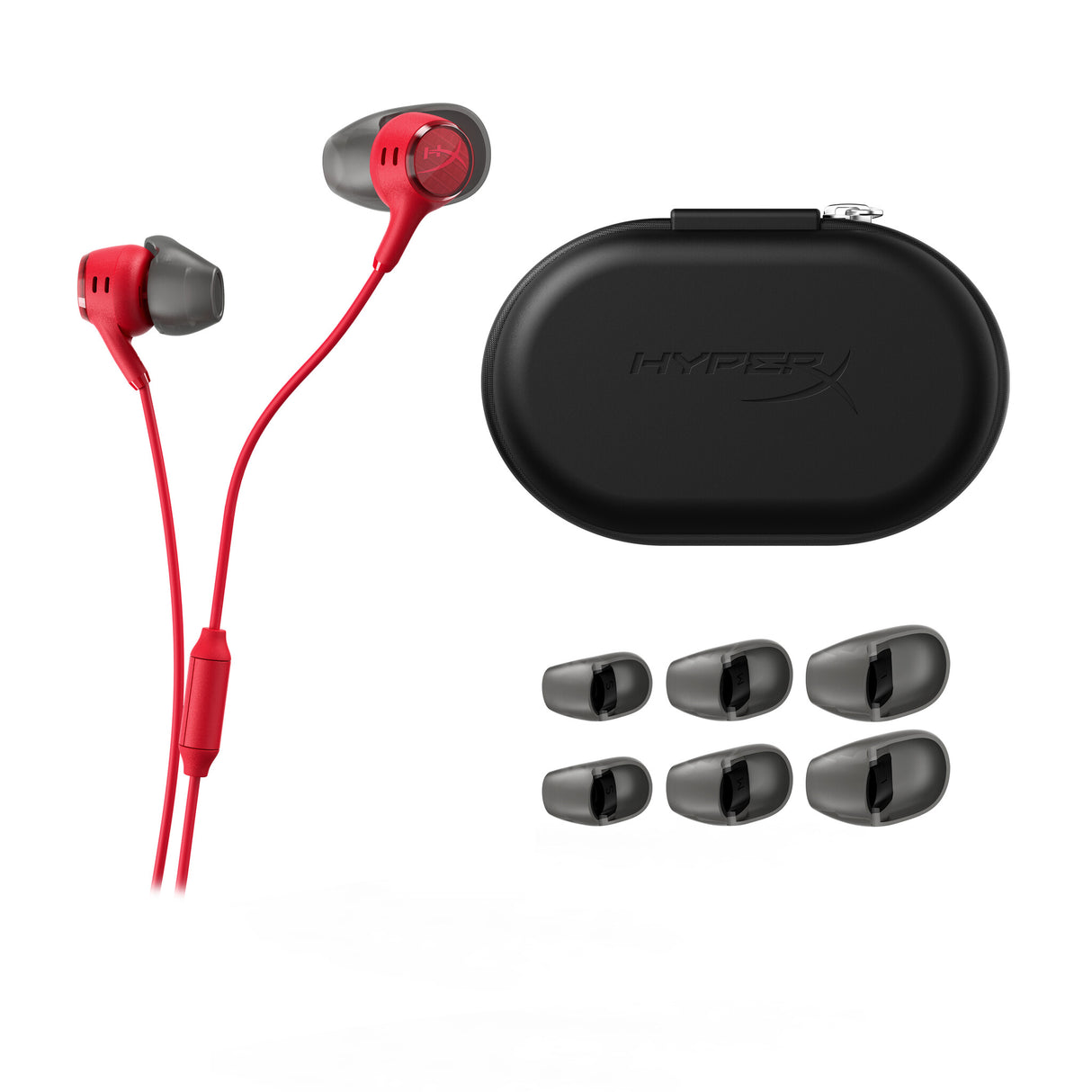 HyperX Cloud Earbuds III, rød