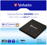 Verbatim 43886 optisk diskdrev DVD±RW Sort