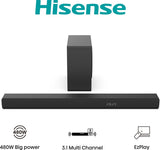 Hisense HS3100 3.1.kanal Soundbarsystem Sort