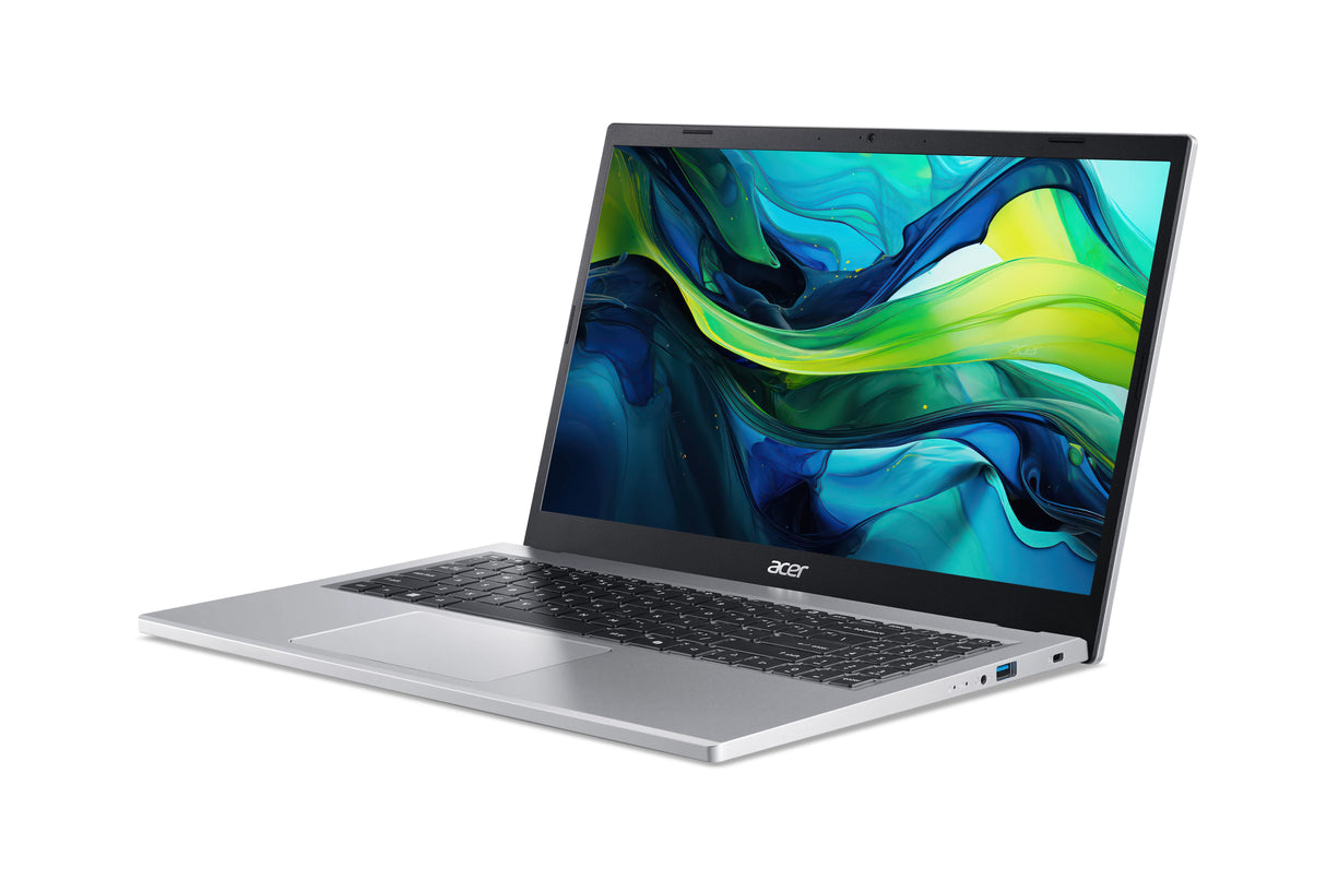 Acer Aspire Go 15 AG15-21P-R150 AMD Ryzen™ 5 7520U Laptop 39,6 cm (15.6") Fuld HD 16 GB LPDDR5-SDRAM 512 GB SSD Wi-Fi 6 (802.11ax) Windows 11 Home US International Sølv