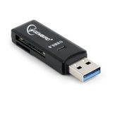 Gembird UHB-CR3-01 kortlæser USB Sort