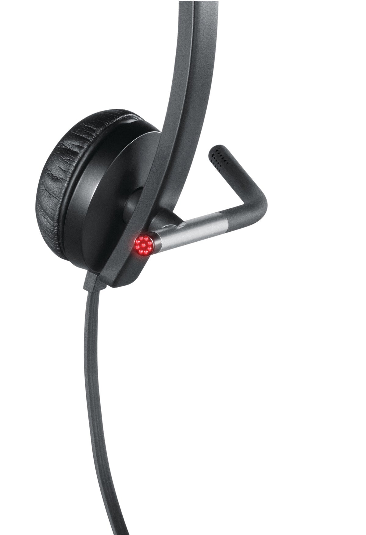 Logitech H650E Headset Ledningsført Kontor/Callcenter USB Type-A Sort, Sølv