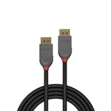 Lindy 36481 DisplayPort kabel 1 m Sort, Grå