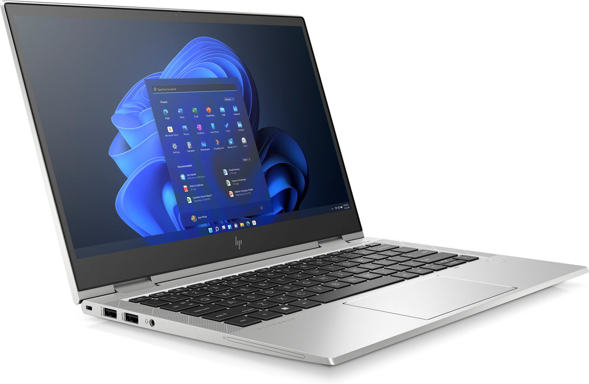 T1A HP EliteBook x360 830 G8 Refurbished Intel® Core™ i5 i5-1145G7 Hybrid (2-i-1) 33,8 cm (13.3") Berøringsskærm 16 GB DDR4-SDRAM 256 GB SSD Wi-Fi 6 (802.11ax) Windows 11 Pro Sølv