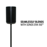 SANUS WSSE1A2-B2 - ADJUSTABLE SPEAKER STAND SONOS ERA 100 - PAIR - BLACK