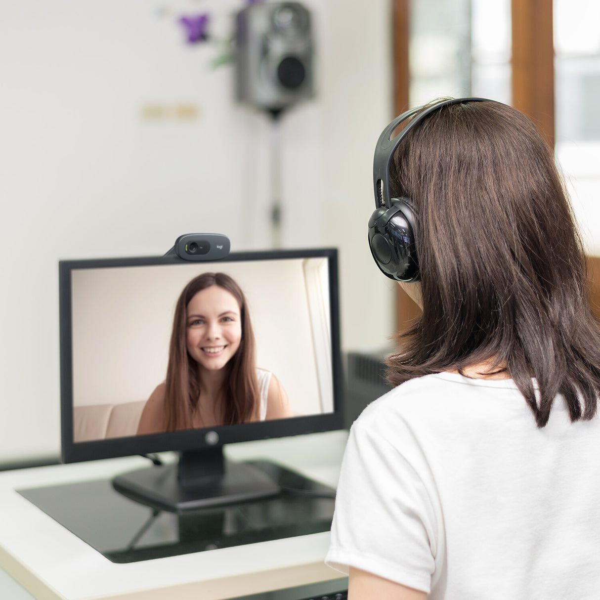 Logitech 960-001063 webcam 3 MP 1280 x 720 pixel USB Grå, Mørkegrå