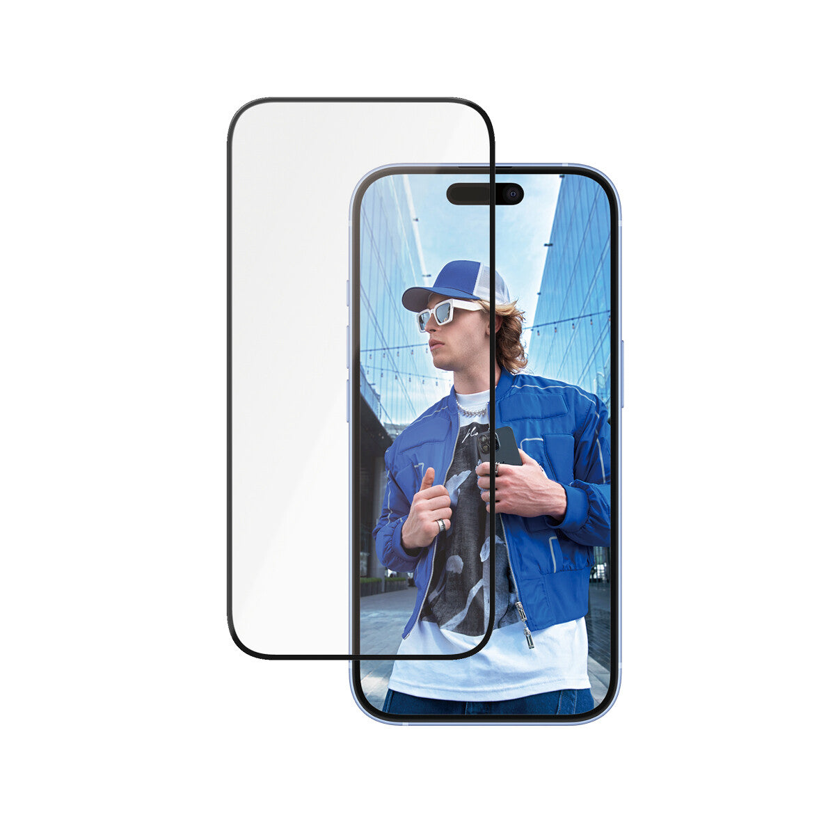PanzerGlass ® Ceramic Skærmbeskyttelse iPhone 16 | 15 | Ultra-Wide Fit m. EasyAligner