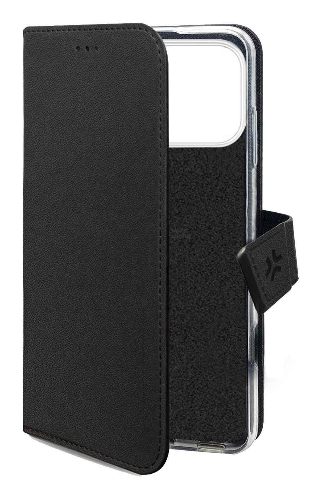 Celly WALLY mobiltelefon etui 17,5 cm (6.9") Tegnebogsetui Sort