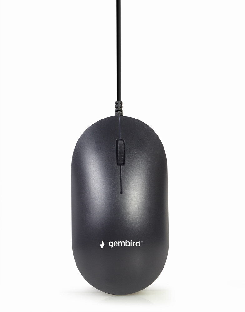 Gembird KBS-UML-01 tastatur Mus inkluderet Hjem USB QWERTY US engelsk Sort