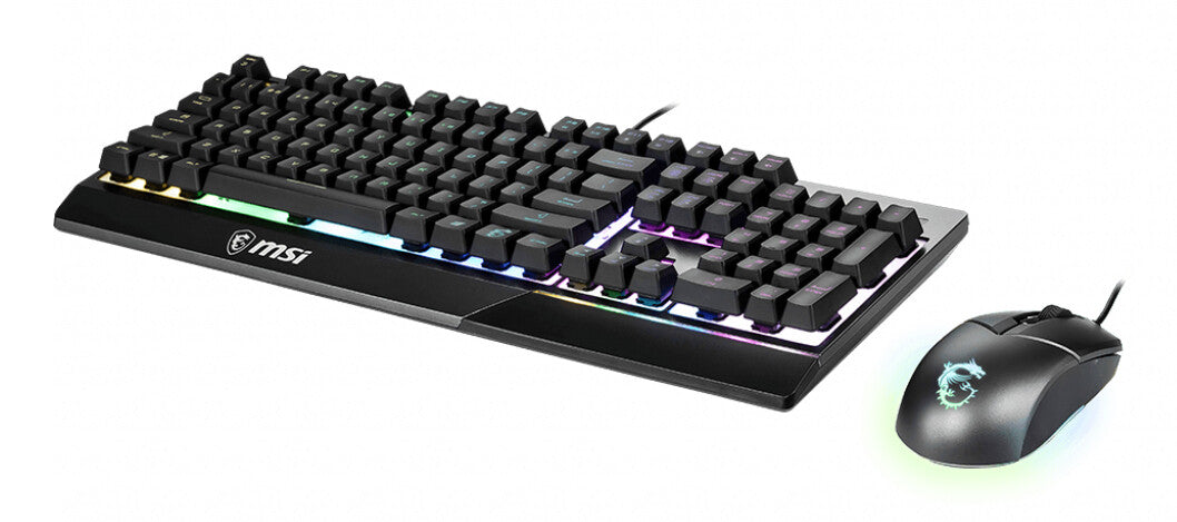 MSI VIGOR GK30 tastatur Mus inkluderet Spil USB QWERTY US engelsk Sort
