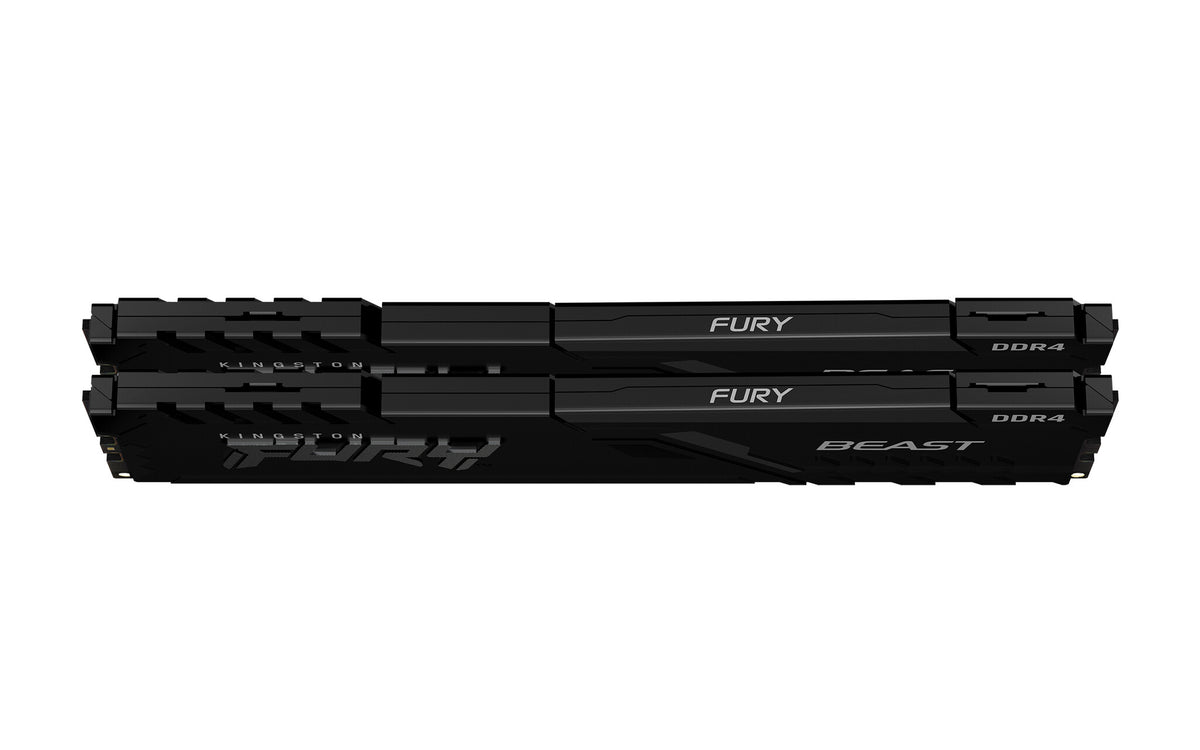 Kingston Technology FURY Beast 16GB 3600MT/s DDR4 CL17 DIMM (Sæt med 2) Black