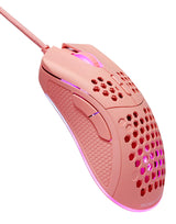 Deltaco Gaming PM75 ultralight mouse, pink