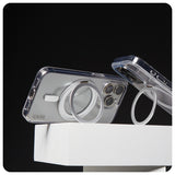 PanzerGlass CARE by ® Feature Case Transparent m. Sølv Kickstand & MagSafe iPhone 16 Pro Max