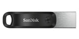 SanDisk iXpand USB-nøgle 64 GB USB Type-A / Lightning 3.2 Gen 2 (3.1 Gen 2) Sort, Sølv