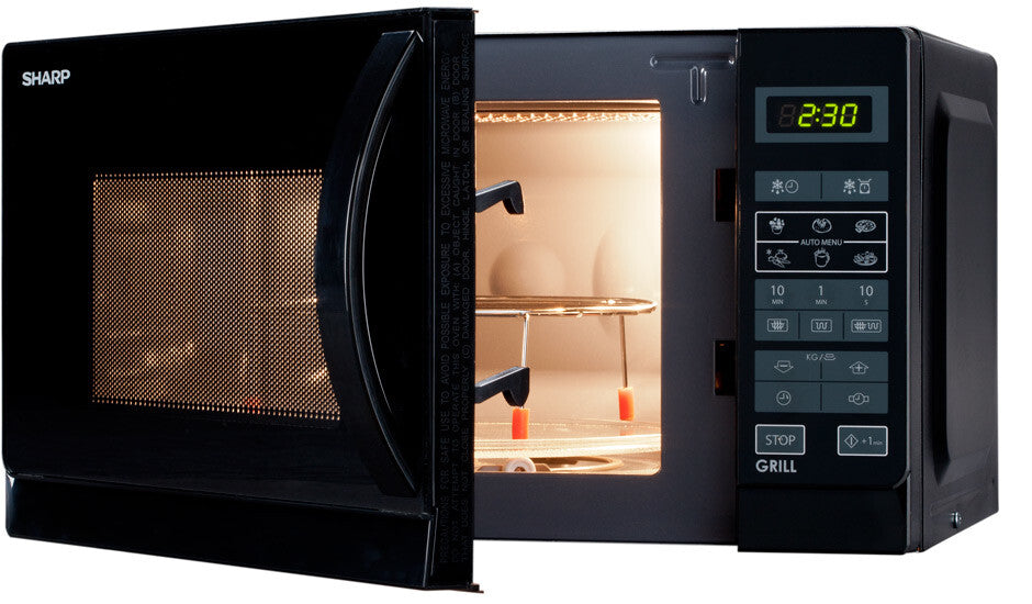 Sharp R642BKW mikroovn sort