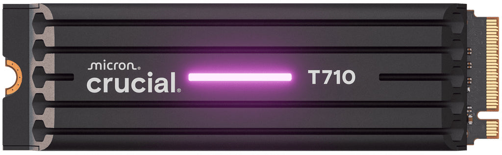 Crucial T710 Solid state-drev Med Køleprofil 1TB M.2 PCI Express 5.0 x4 (NVMe)