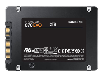 Samsung 870 EVO SSD MZ-77E2T0B 2TB 2.5" SATA-600