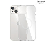 PanzerGlass ® HardCase Transparent m. Hvid MagSafe iPhone 14 | 13