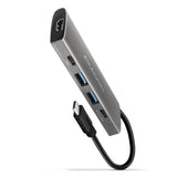 Axagon HMC-5G2 dockingstation Ledningsført USB 3.2 Gen 2 (3.1 Gen 2) Type-C Grå