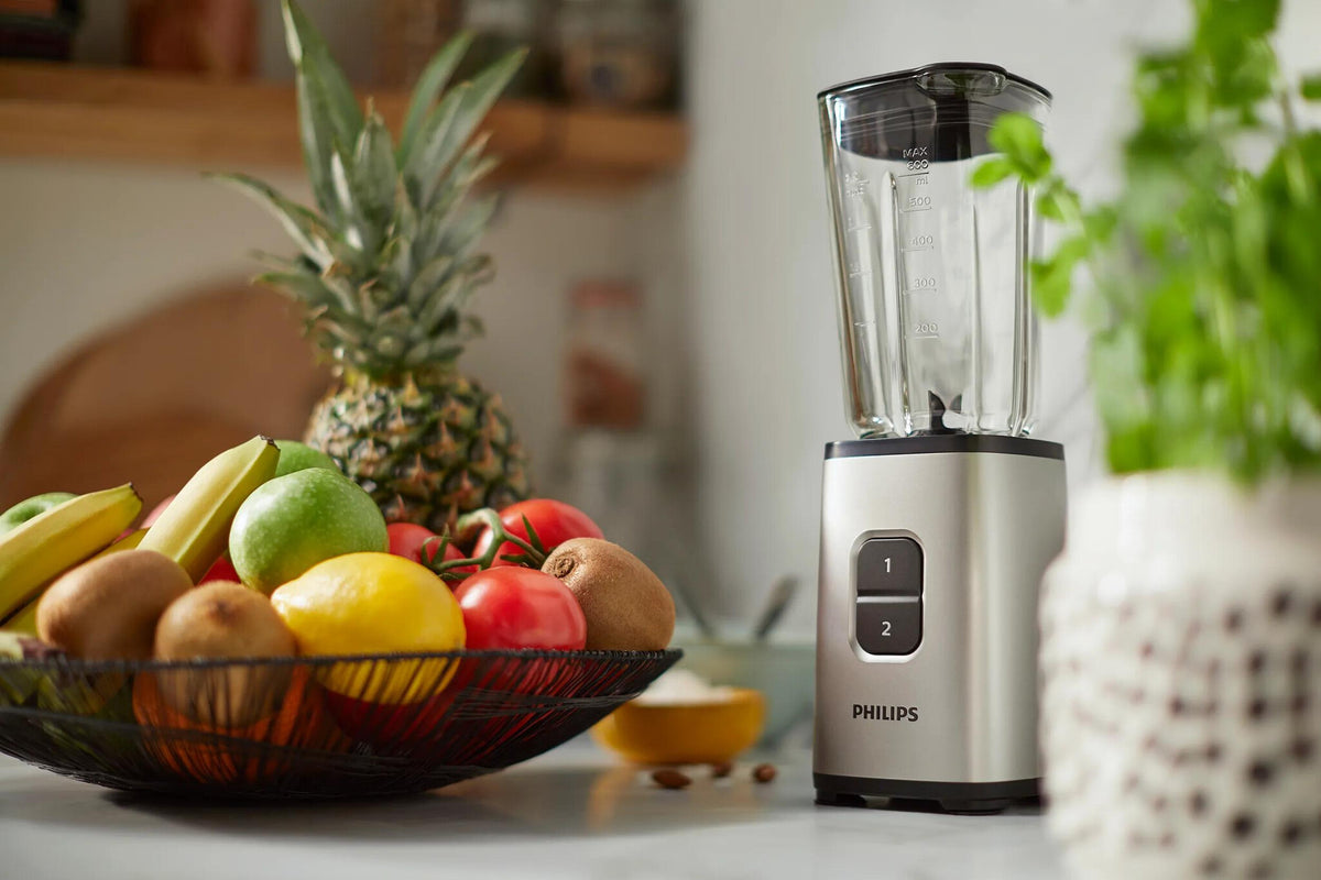 Philips Daily Collection HR2604/80 blender 1 L Bordplade blender 350 W Sort, Rustfrit stål