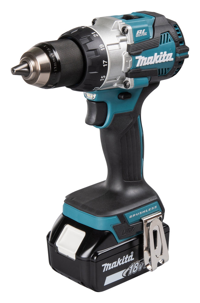Makita DHP489RTJ 18V LXT Slagboremaskine 2x5Ah