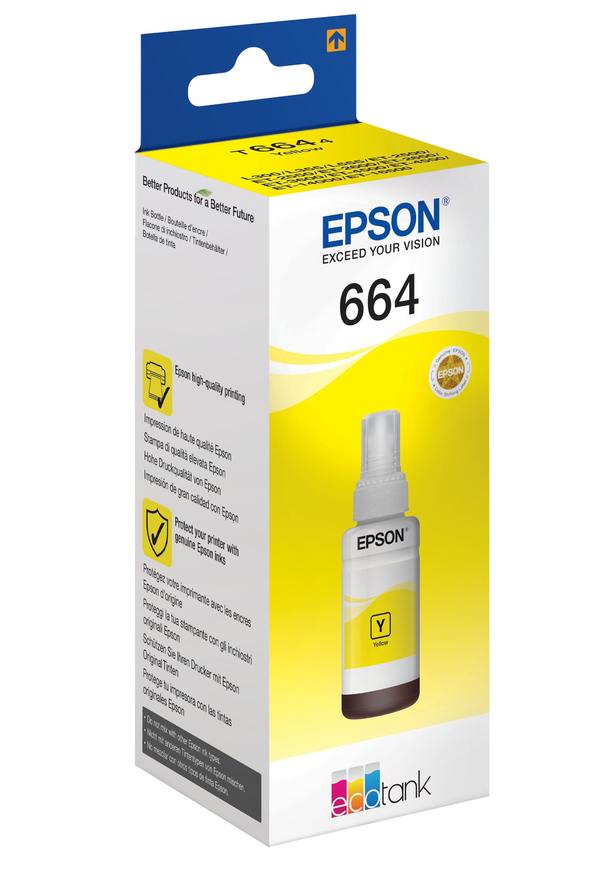 Epson 664 EcoTank gul blækbeholder