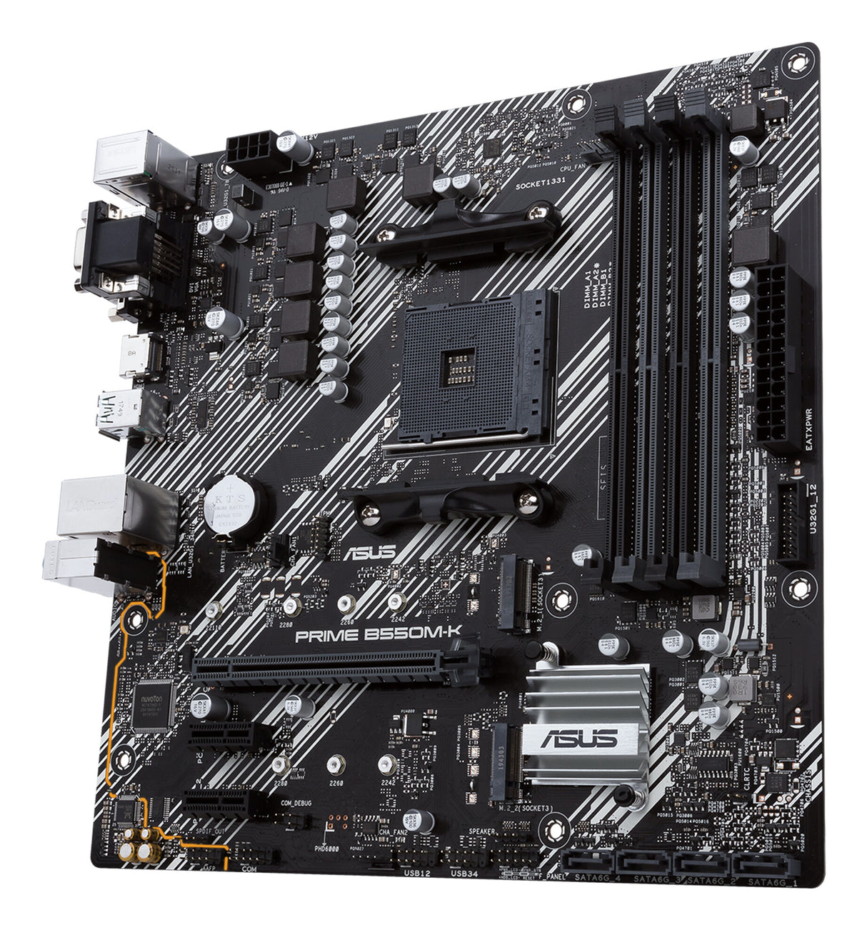 ASUS PRIME B550M-K AMD B550 Stik AM4 micro ATX