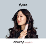 Dyson Airwrap Co-anda2x Straight + Wavy Multi-Style Complete Long Styler og Dryer HS09 Keramisk Pink/ Rose Gold EU 598757-01