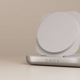ZENS ZESC20W/00 oplader til mobil enhed Hovedtelefoner, Smartphone, Ur Hvid, Sølv USB Trådløs opladning Hurtig opladning Indendørs