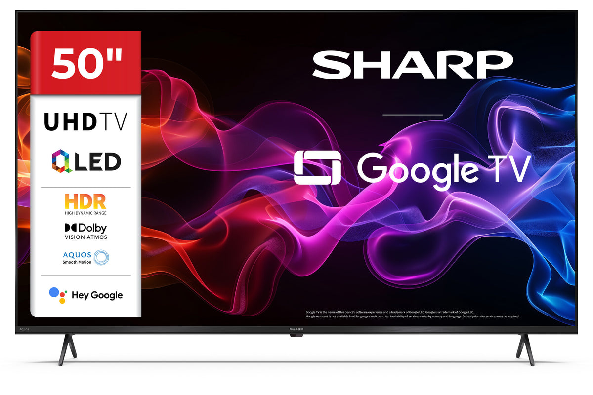 Sharp | 50HP5265E | 50 | Smart TV | Google TV | UHD | Black