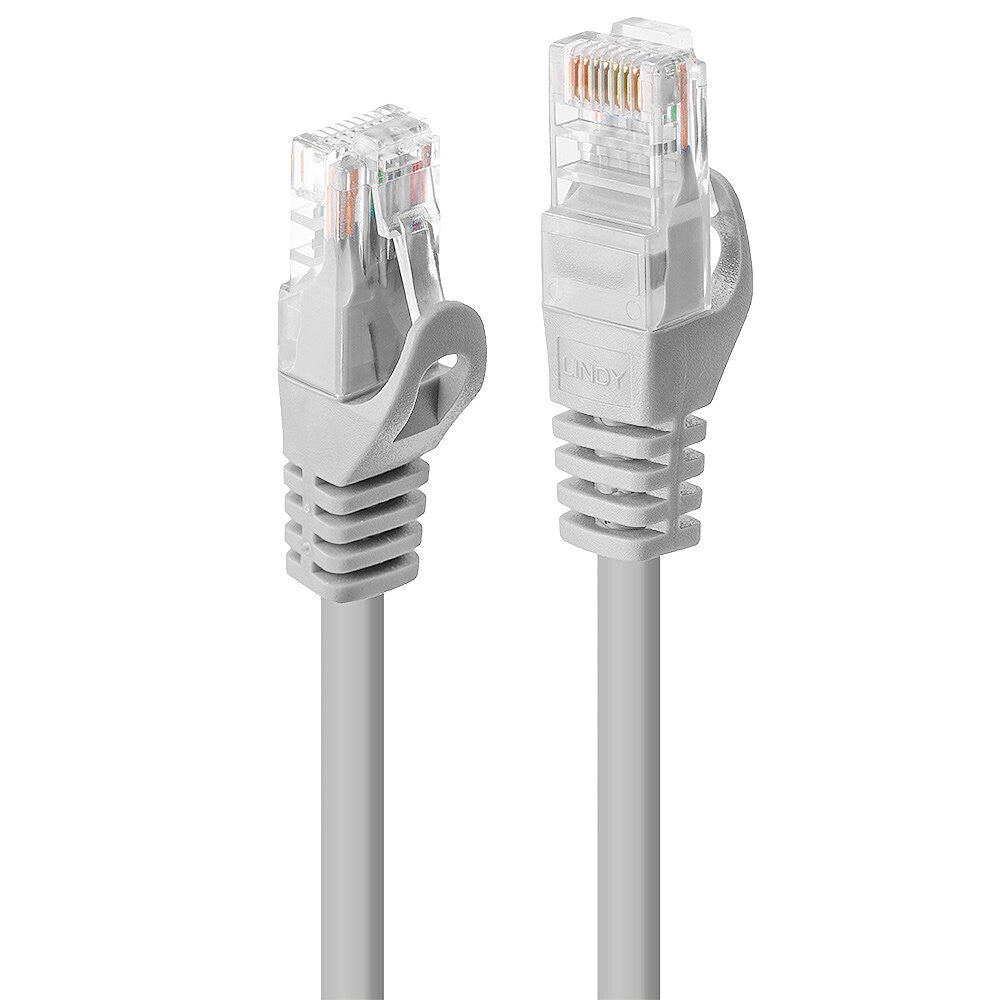 Lindy 48165 netværkskabel Grå 5 m Cat6 U/UTP (UTP)