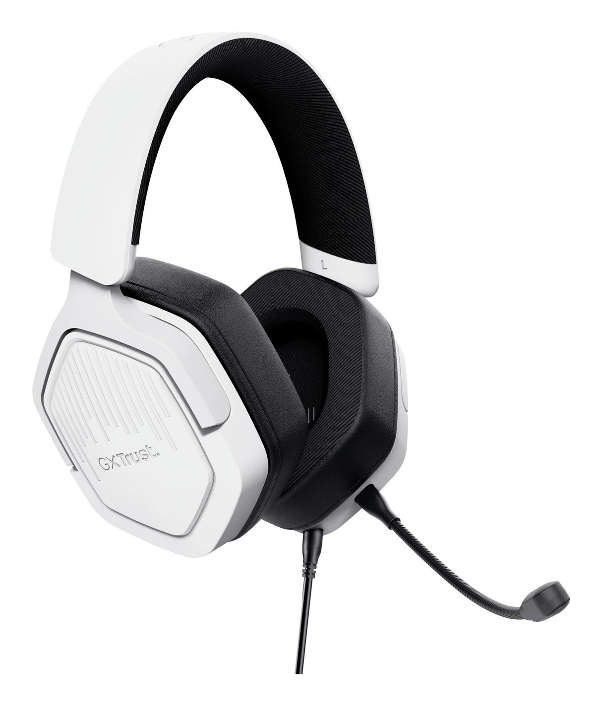 Trust GXT492W Carus Headset Ledningsført Spil Hvid