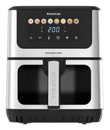 Taurus AIR FRY DIGITAL 7S VIEW Enkelt 6,5 L Enkeltstående 1600 W Varmluftsteger Sølv, Sort