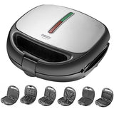 Camry Premium CR 3057 sandwichtoaster 800 W Sort, Sølv