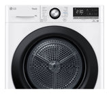 LG RV9DN9037 tørretumbler Fritstående Front-læsning 9 kg Hvid