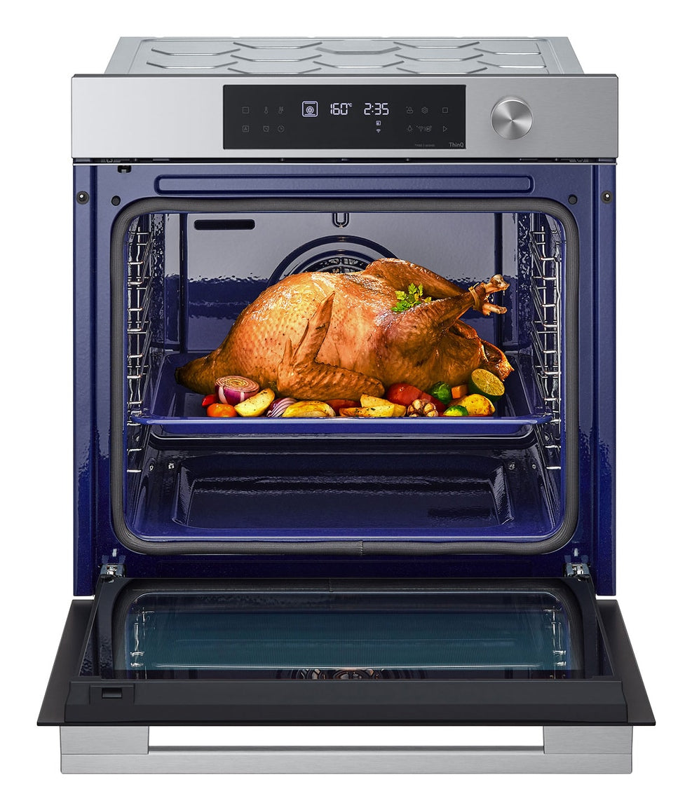 LG WSED7612S 76 L Sort, Rustfrit stål