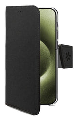 Celly WALLY mobiltelefon etui 16 cm (6.3") Tegnebogsetui Sort