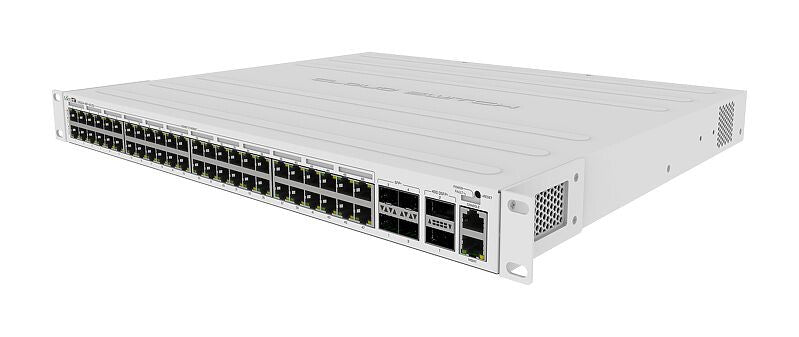 Mikrotik CRS354-48P-4S+2Q+RM netværksswitch Administreret L3 Gigabit Ethernet (10/100/1000) Strøm over Ethernet (PoE) 1U