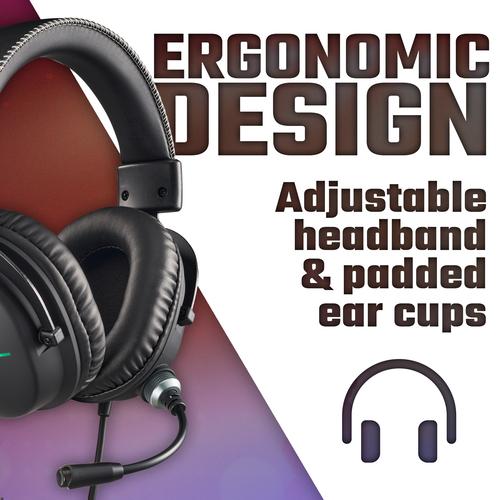 Acer Nitro Gaming Headset II NHW200, 50mm Driver, Omnidirectional Mic, Black