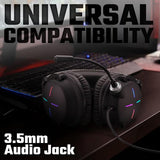 Acer Nitro Gaming Headset II NHW200, 50mm Driver, Omnidirectional Mic, Black
