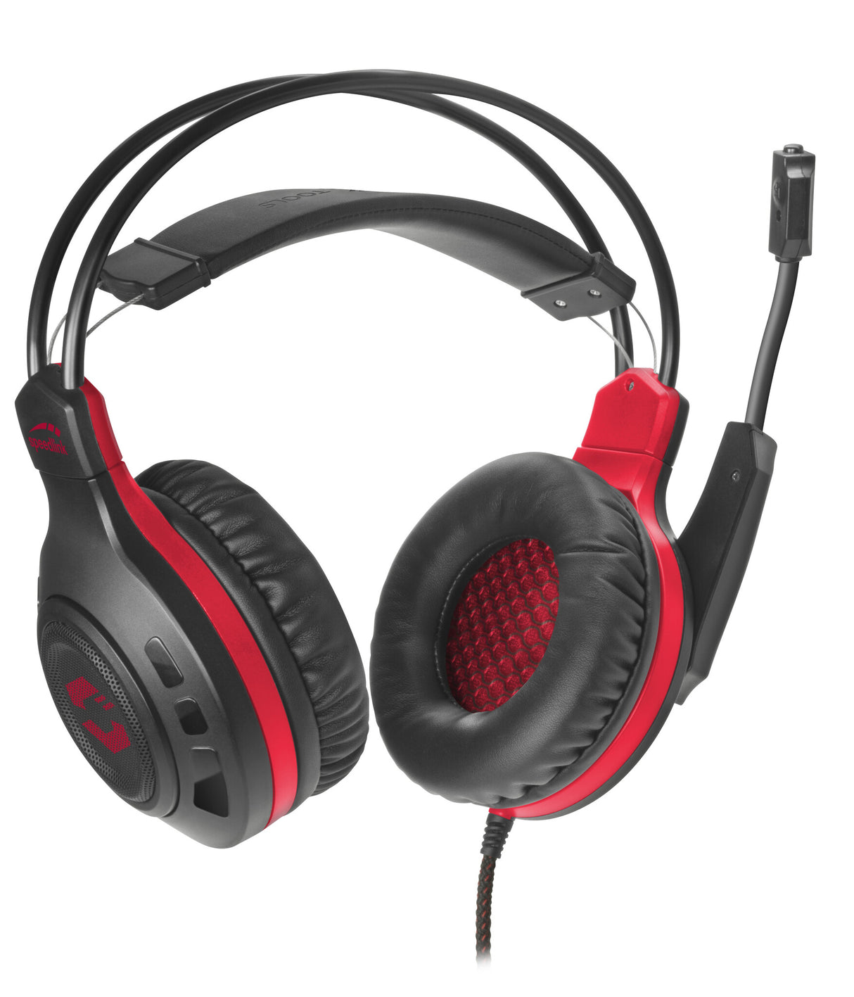 SPEEDLINK CELSOR Headset Ledningsført Spil Sort