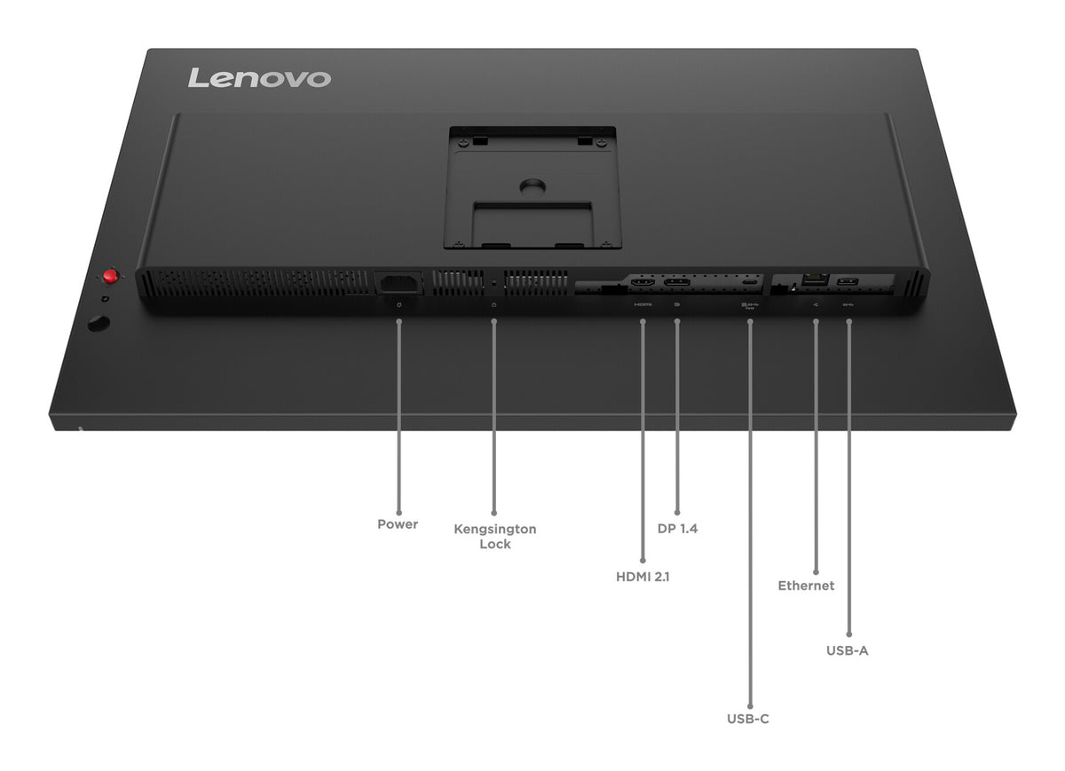 Lenovo ThinkVision T27UD-40 computerskærm 68,6 cm (27") 3840 x 2160 pixel 4K Ultra HD LCD Sort