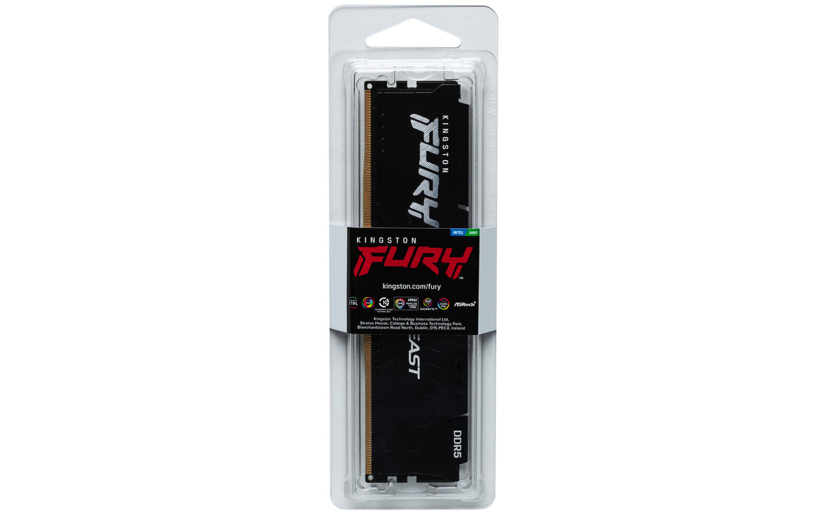 Kingston Technology FURY Beast 8GB 6000MT/s DDR5 CL30 DIMM Black EXPO