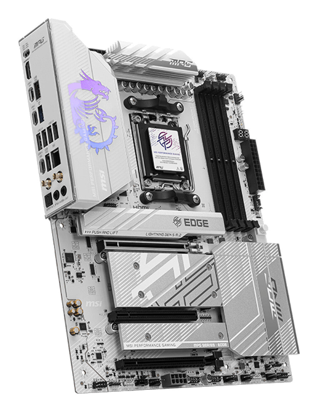 MSI MPG B850 EDGE TI WIFI bundkort AMD B850 Sokkel AM5 ATX