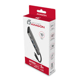 Axagon HMC-5G2 dockingstation Ledningsført USB 3.2 Gen 2 (3.1 Gen 2) Type-C Grå