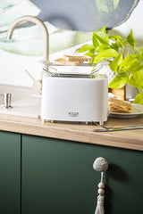 Adler AD 3223 brødrister 6 2 skive(r) 750 W Hvid