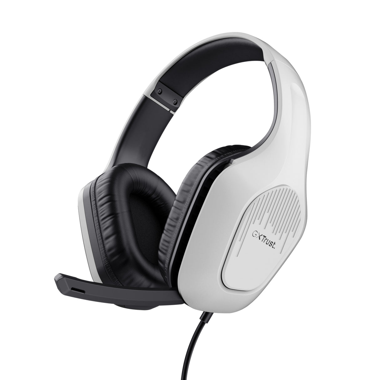 Trust GXT 415W Zirox Headset Ledningsført Spil Hvid