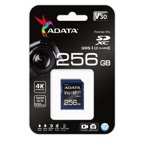 ADATA ASDX256GUI3V30S-R memory card 256 GB SDXC UHS-I Class 10