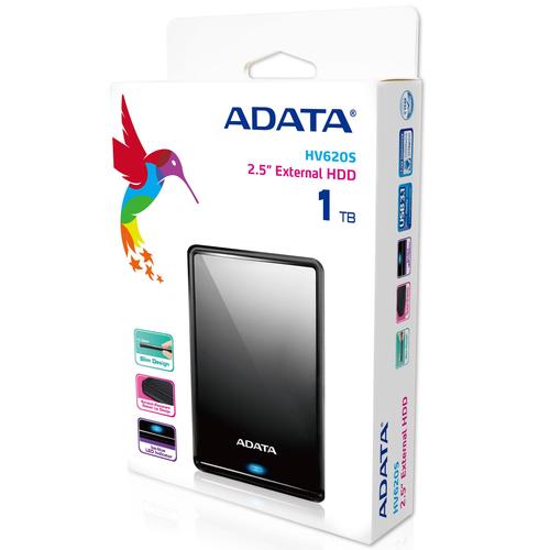 ADATA HV620S ekstern harddisk 1 TB 2.5" Micro-USB B 3.2 Gen 1 (3.1 Gen 1) Sort