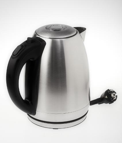 Adler AD1223 electric kettle 1.7 L 2000 W Black, Stainless steel